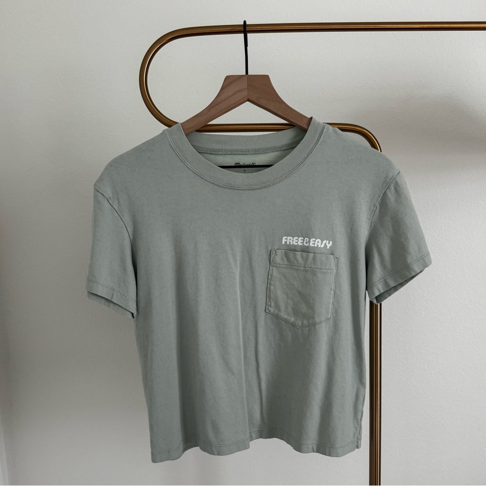Madewell x Free & Easy Crop Graphic Tee